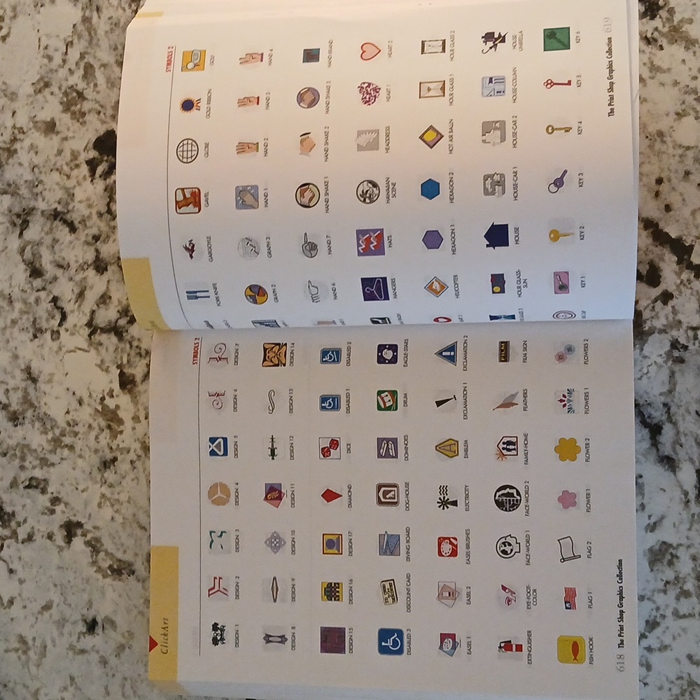 The Print Shop Premier Edition 5.0 Graphics Reference Book Broderbund - Picture 5 of 5